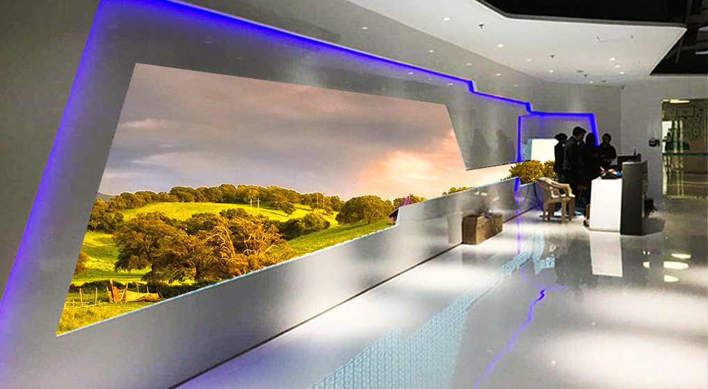 星空娱乐LED异形屏走进OPPO印度总部