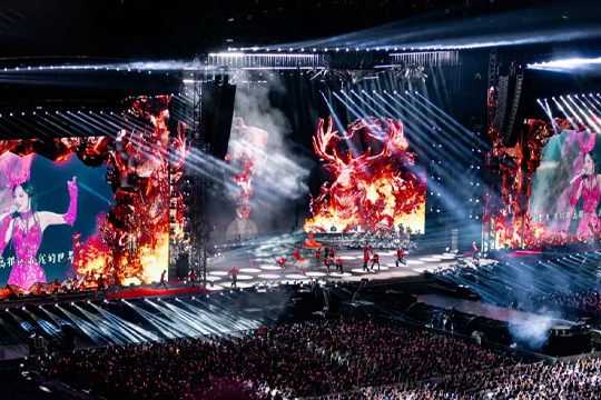 天后回归！星空娱乐LED巨幕助力张韶涵打造梦幻舞台，唱响哈尔滨！